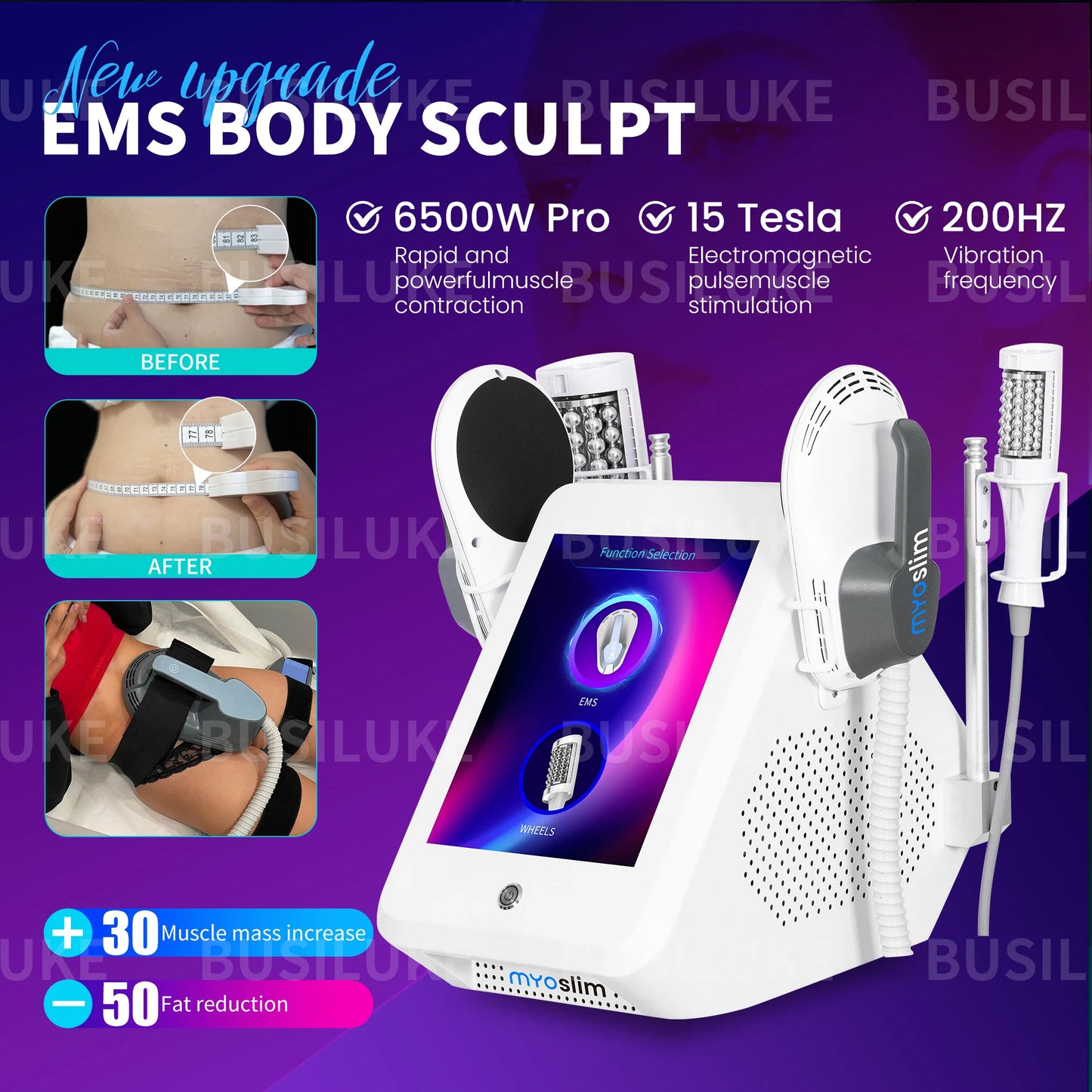 EMS NEO 6500W RF HIEMT Body Sculpting Machine For Wellness