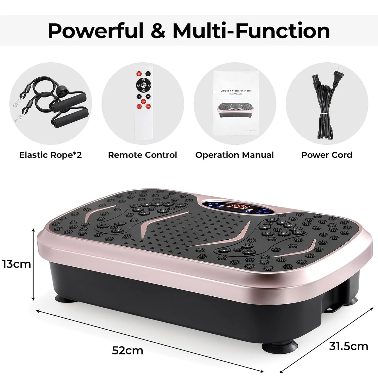 Vibration Plate Fitness Board For Home Full Body Exercise Machine