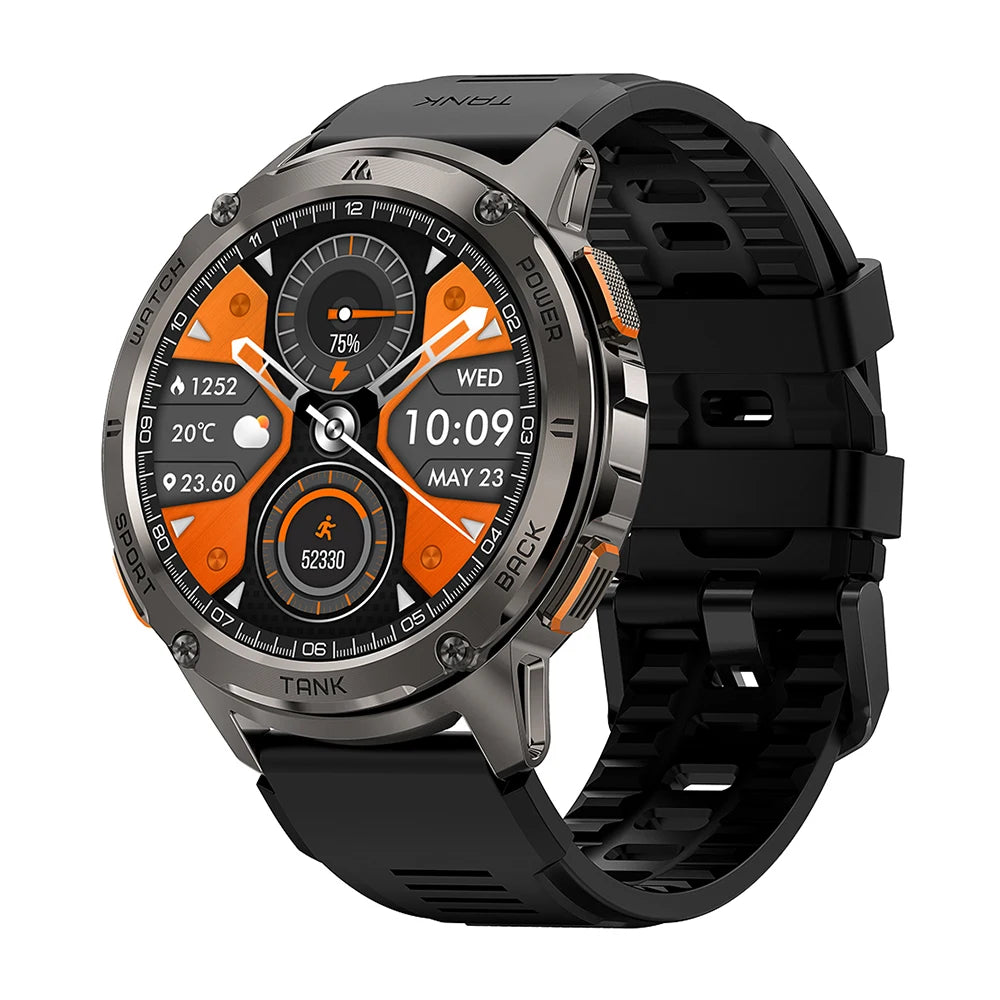 KOSPET Tank T3 Smartwatch Military Fitness AMOLED Bluetooth