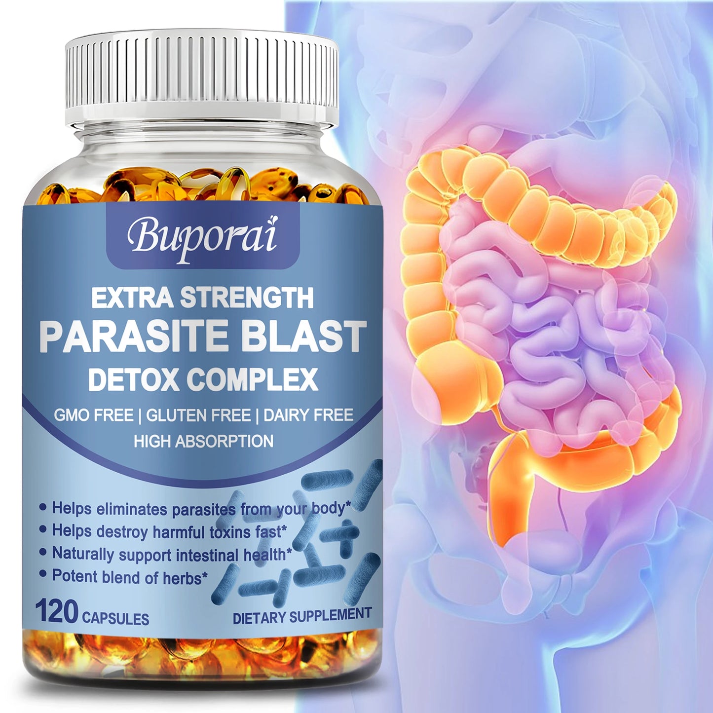 Airboy Parasite Blast Detox Complex For Digestive Cleanse