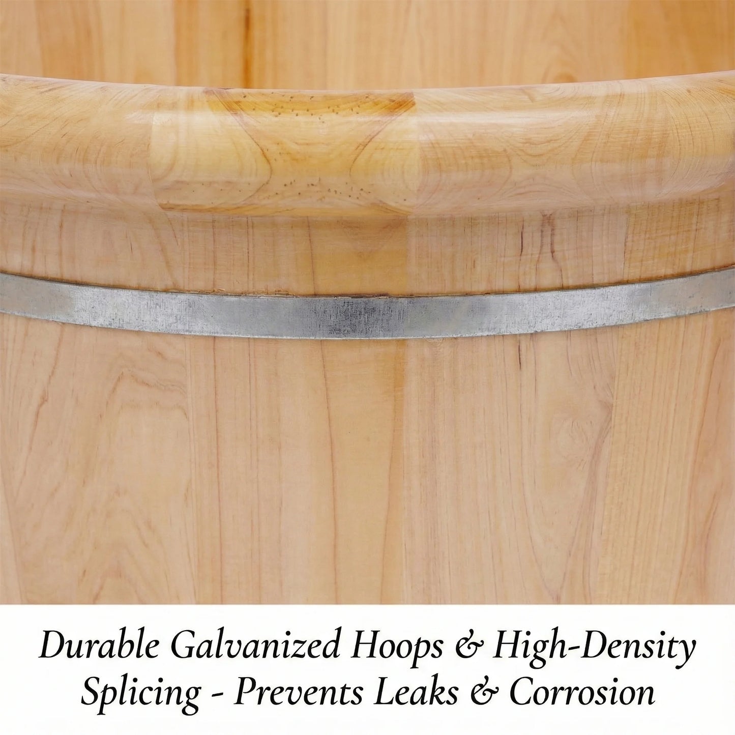 High-Con Concerned Chemical Wood Foot Bath Barrel Spa Kit