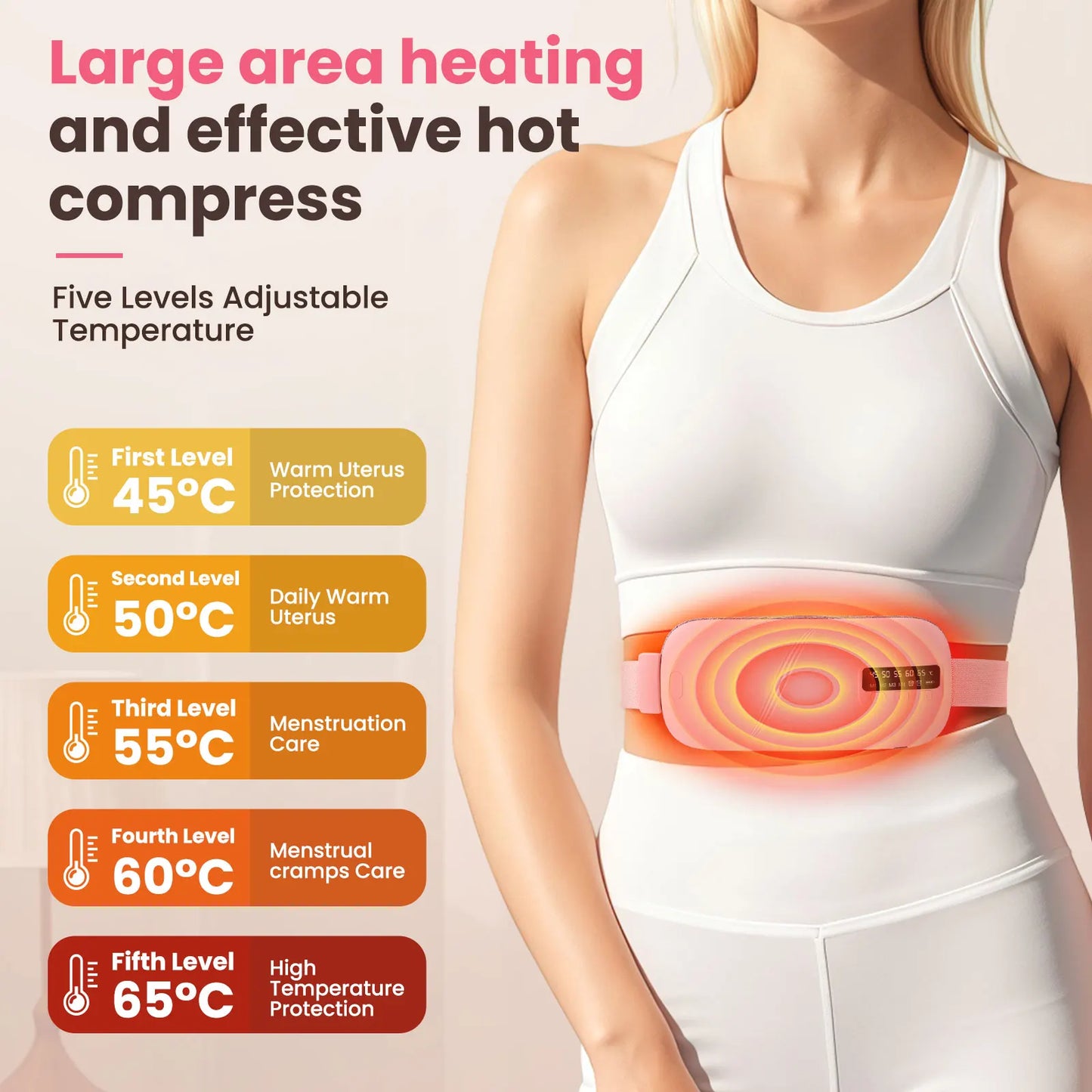 Hailicare Menstrual Heating Pad Belt For Pain Relief