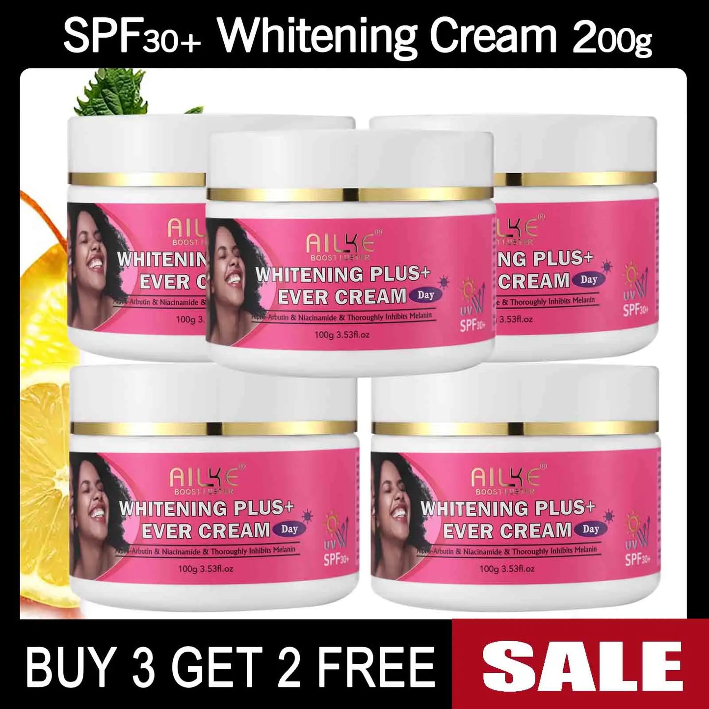 AILKE Natural Skin Brightening Set for All Skin Types