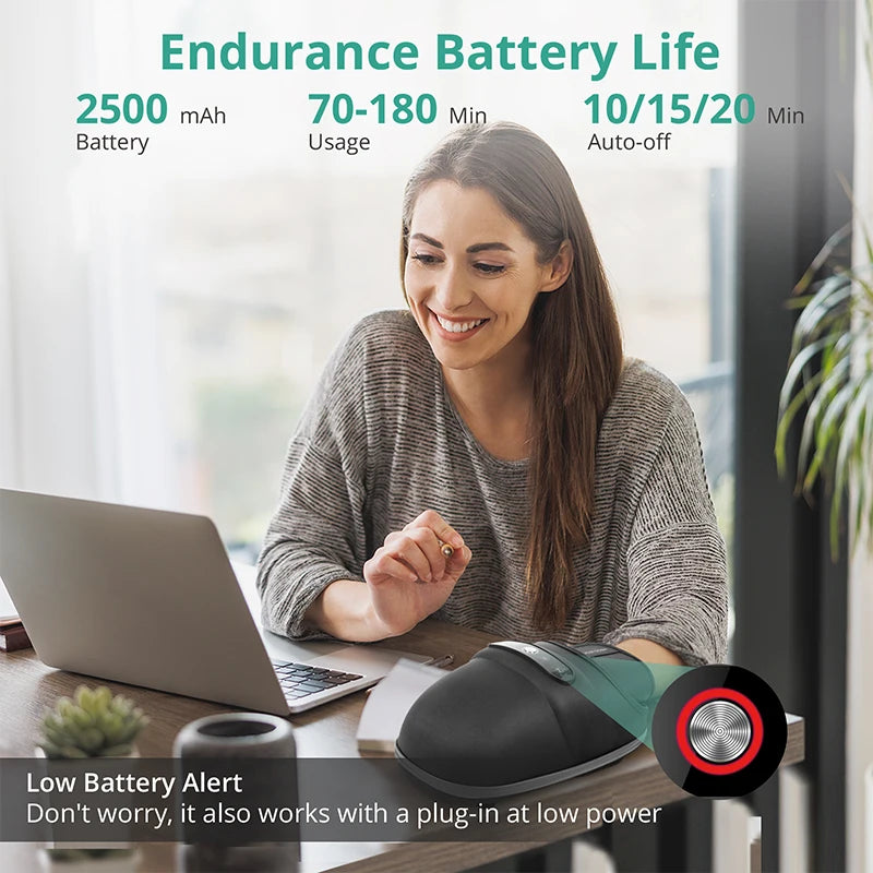 Medcursor Wireless Hand Massager With Air Compression Palm Acupoint Arthritis