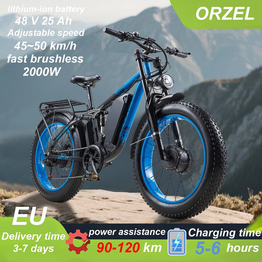 3000W Dual Motor Ebike For Adults With Long Range Performance