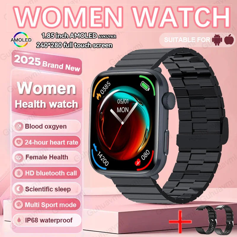 AI Smart Diagnosis Watch HRV PPG Heart Rate Monitor NFC