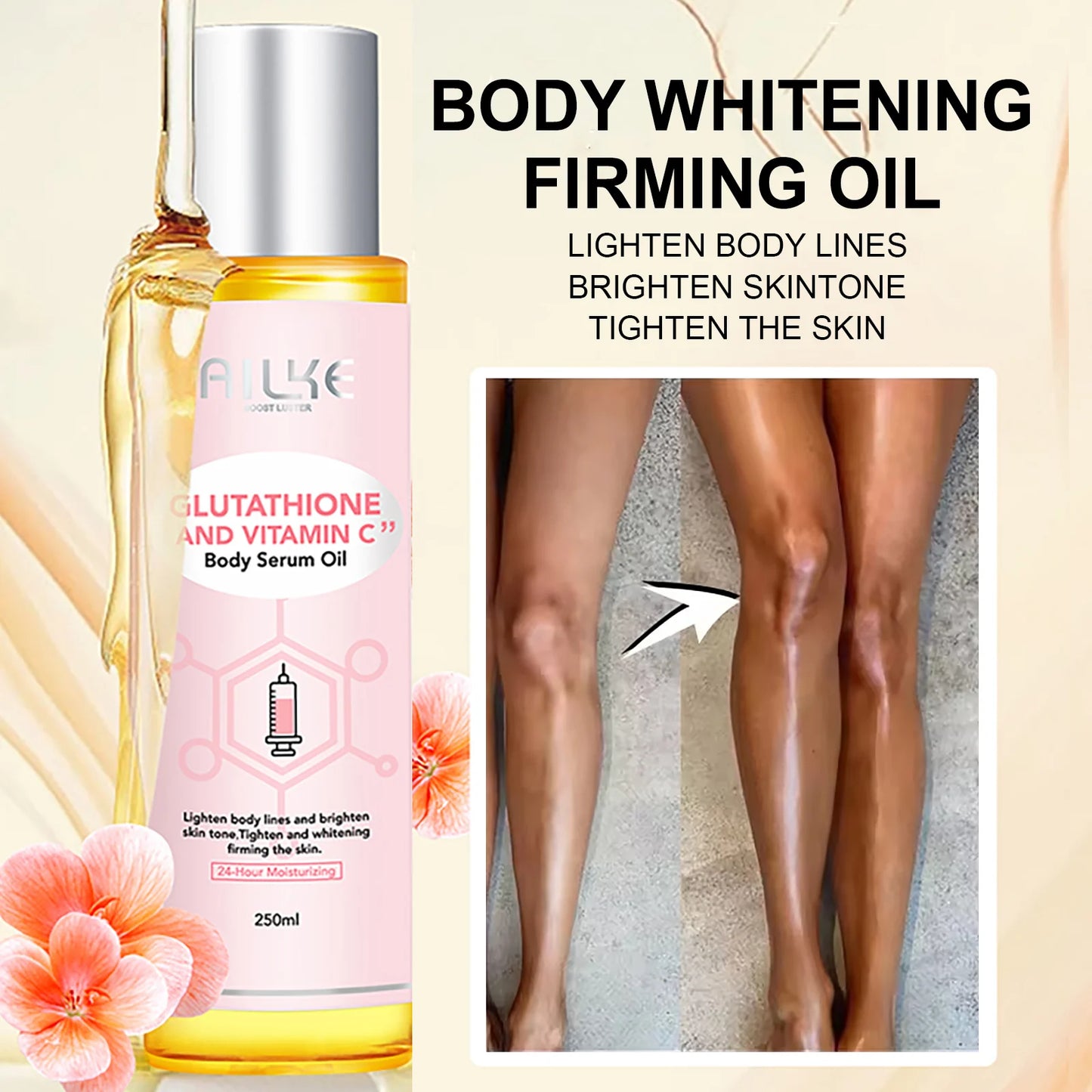 AILKE Brightening Skin Care Set Vitamin C Glutathione