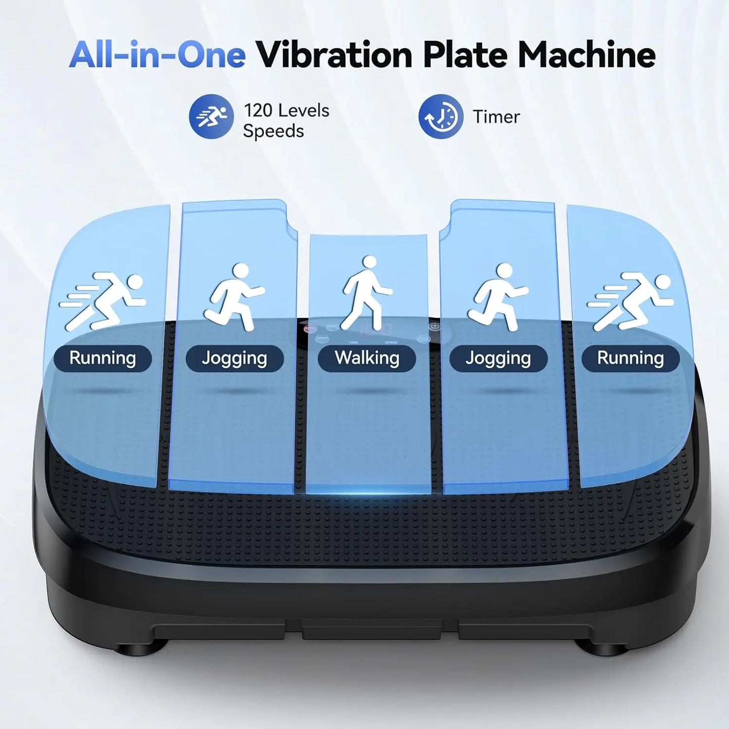 HTM Vibration Plate Fitness Multi Function Vibration Trainer
