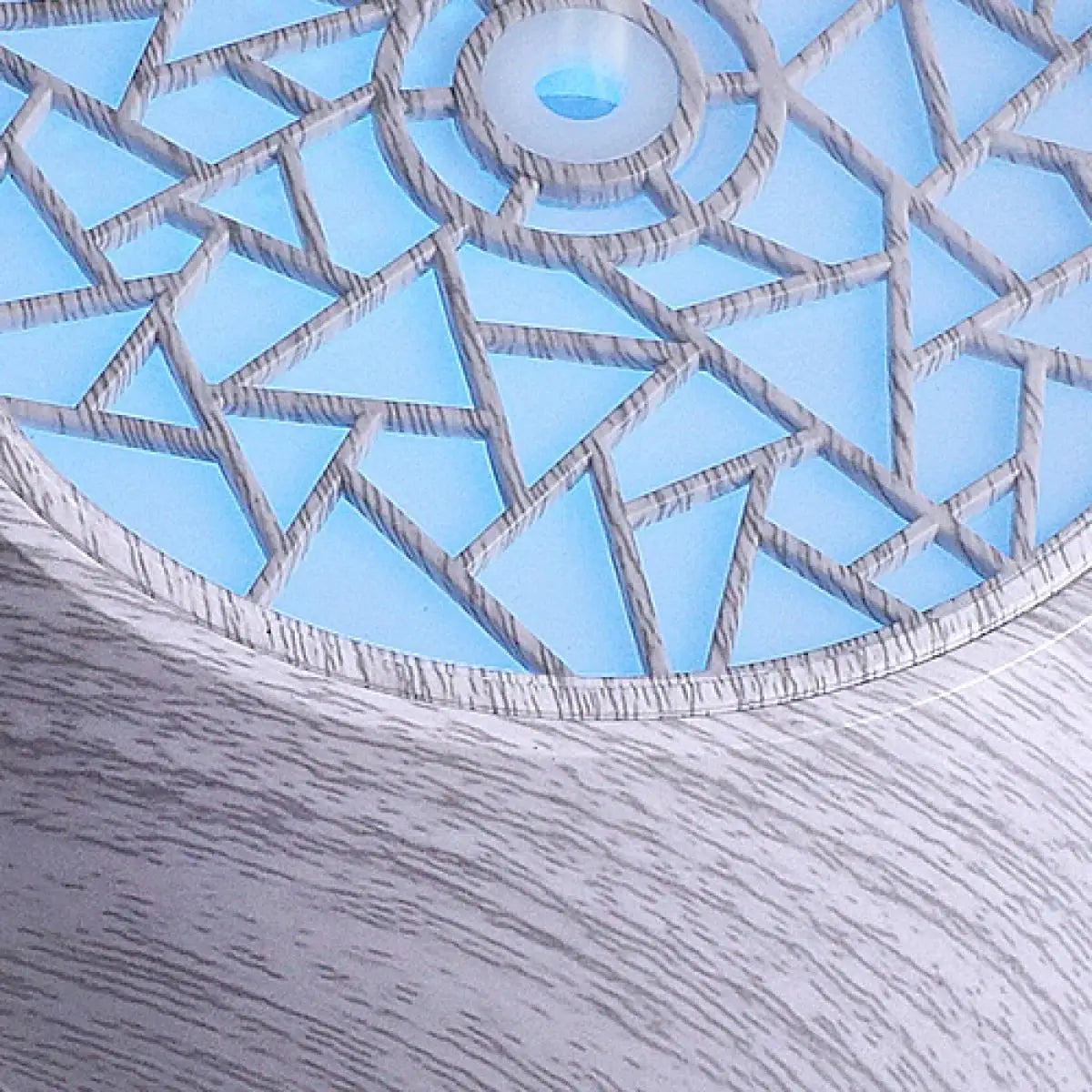 Oeny Wood Grain Ultrasonic Diffuser With Remote 7 LED Lights