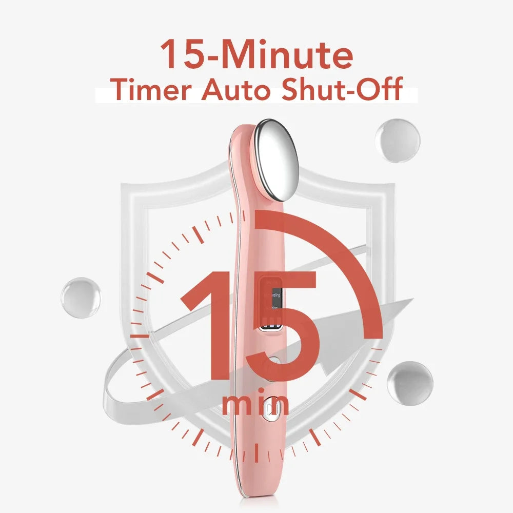 Portable Heating Eye Massage Wand Hot Compress Vibration Eye Massage Tool to Relieve Eye Fatigue Eye Lifting Eye Beauty Device