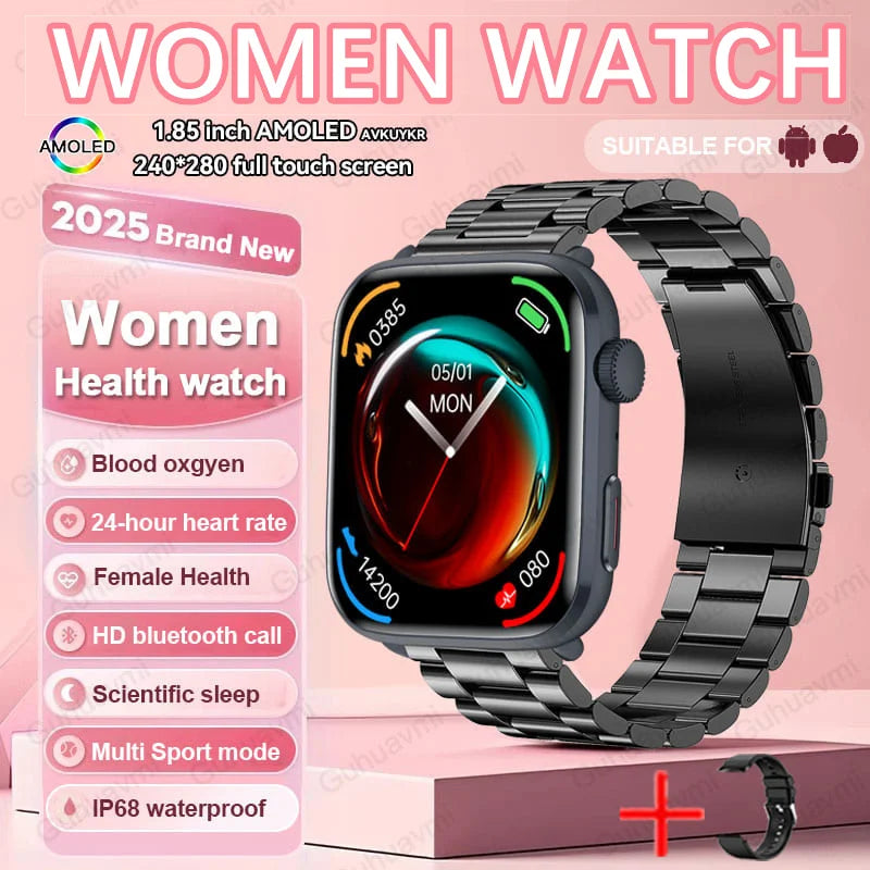 AI Smart Diagnosis Watch HRV PPG Heart Rate Monitor NFC