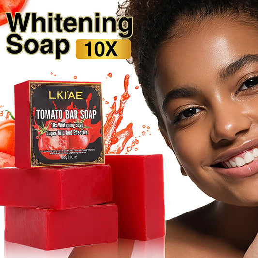 AILKE Tomato Whitening Soap for Face and Body Dark Spots