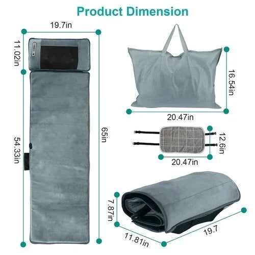 Multifunctional Electric Massage Mat Full Body Kneading And Heating