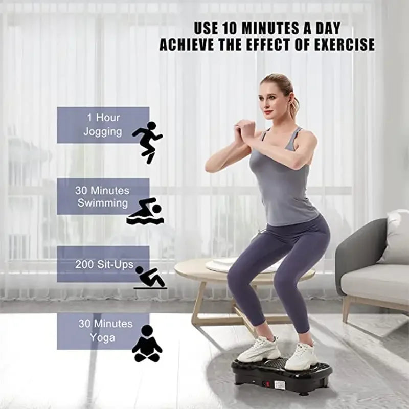 SHFY Vibration Plate Exercise Machine For Full Body Workout