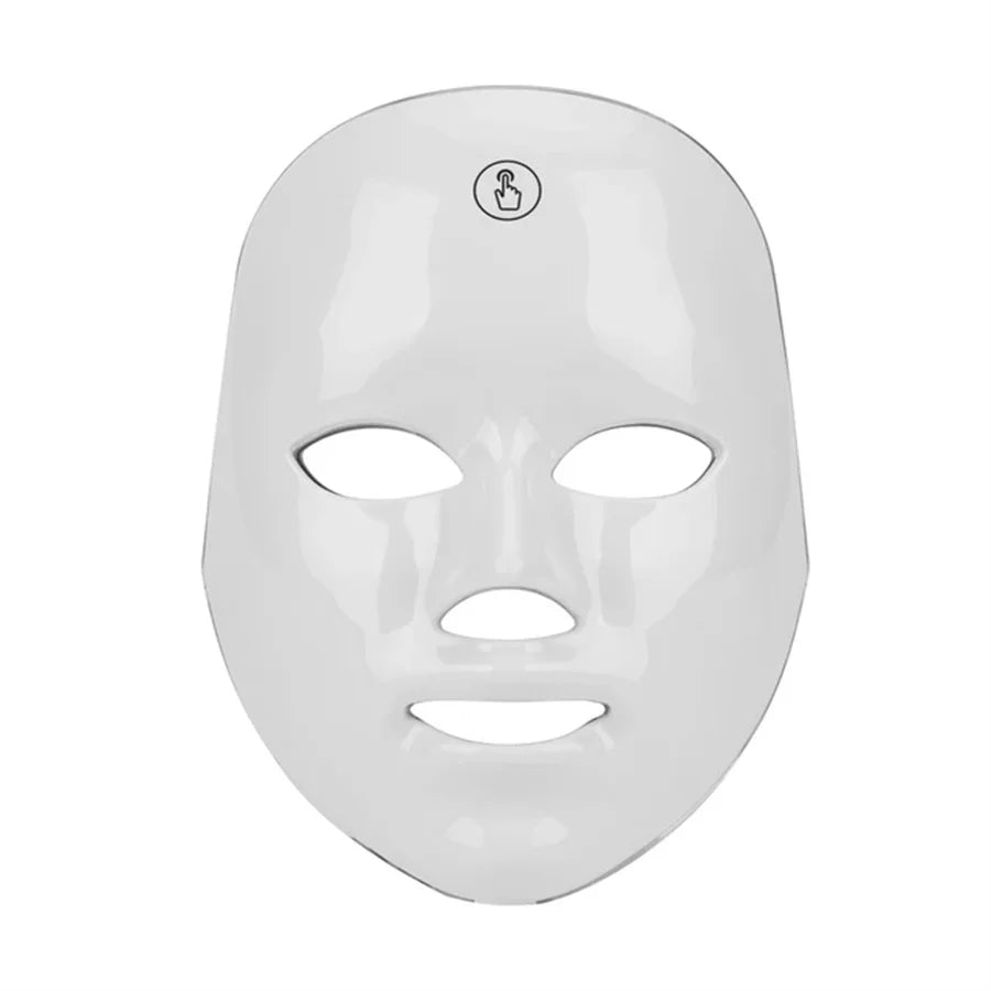 Rechargeable 7 LED Face Mask Facial Care Tool For Home