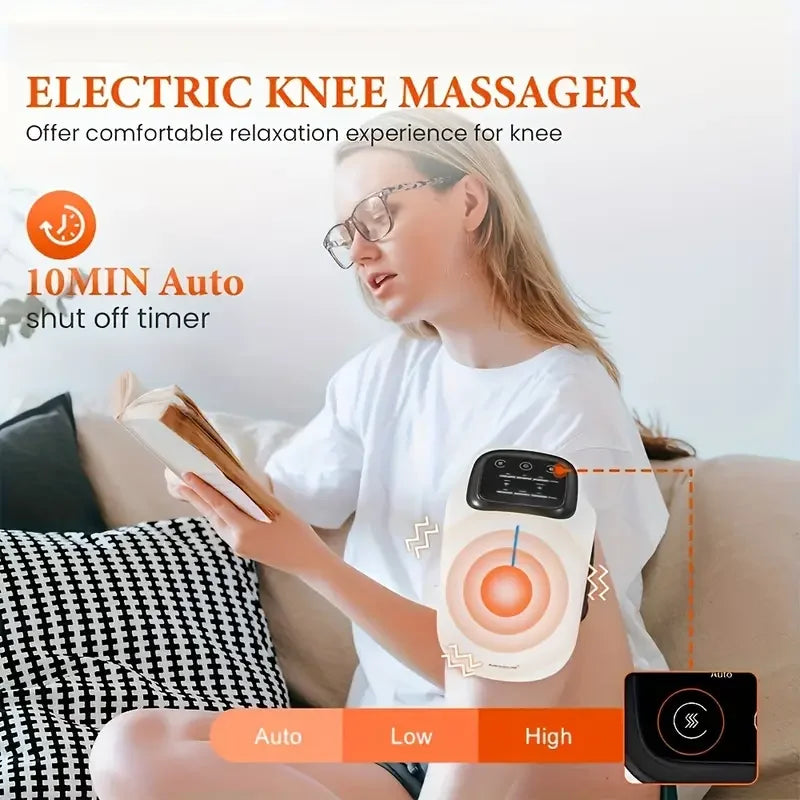 Cordless Knee Massager With Heat And Vibration By OpeningSmile