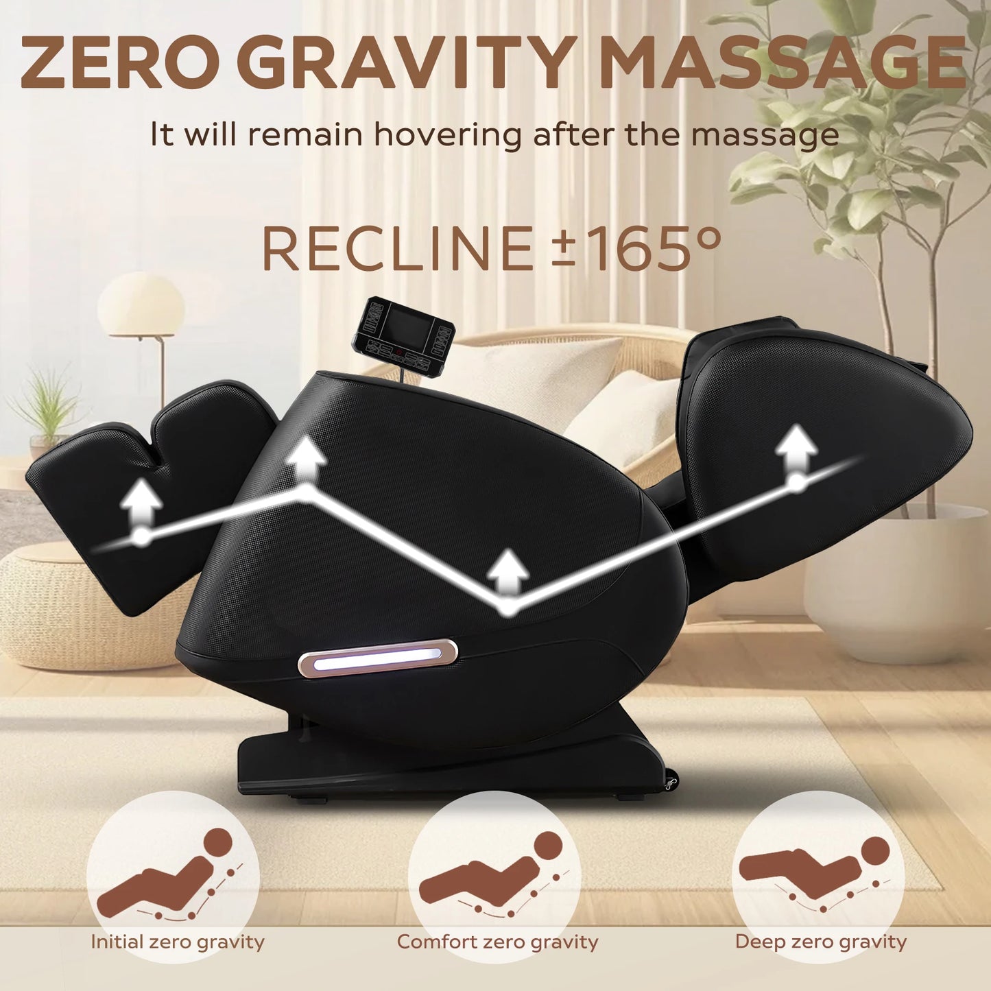 BILITOK Zero Gravity Massage Chair With Heating And Bluetooth Speaker