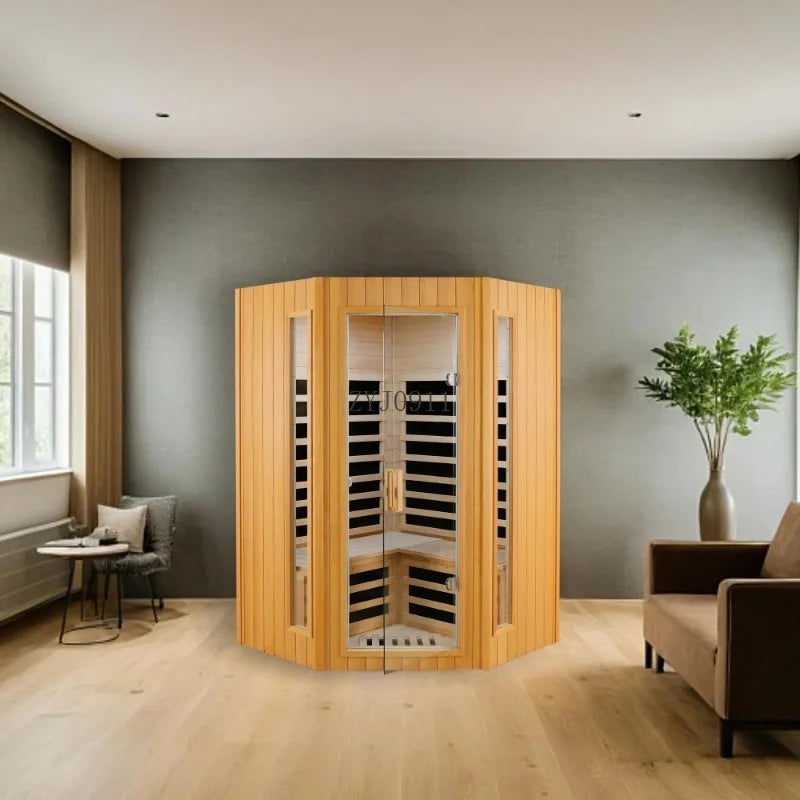 Hemlock Two Person Far Infrared Indoor Sauna With Digital Control