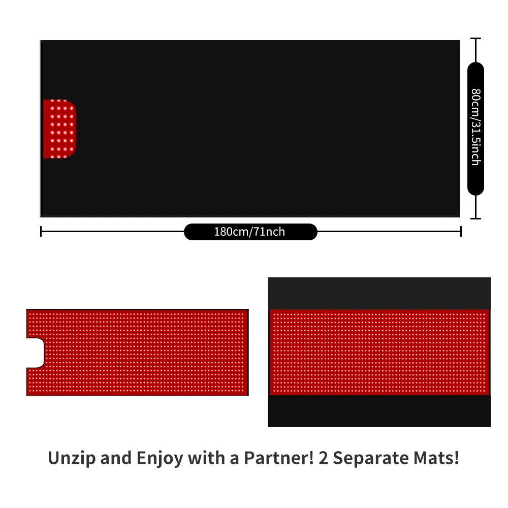 Full Body Red Light Therapy Mat For Home Use Infrared