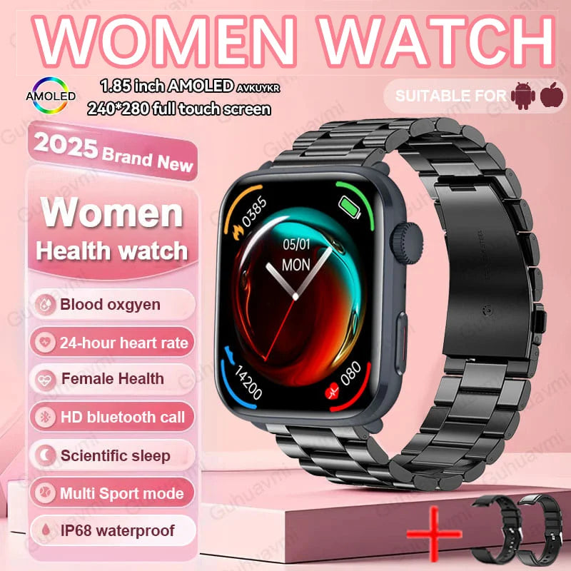 AI Smart Diagnosis Watch HRV PPG Heart Rate Monitor NFC