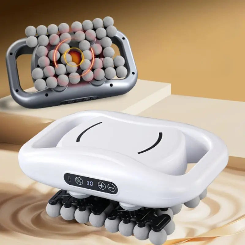 42-Head Massage Gun With LED Display And 9 Speed Modes