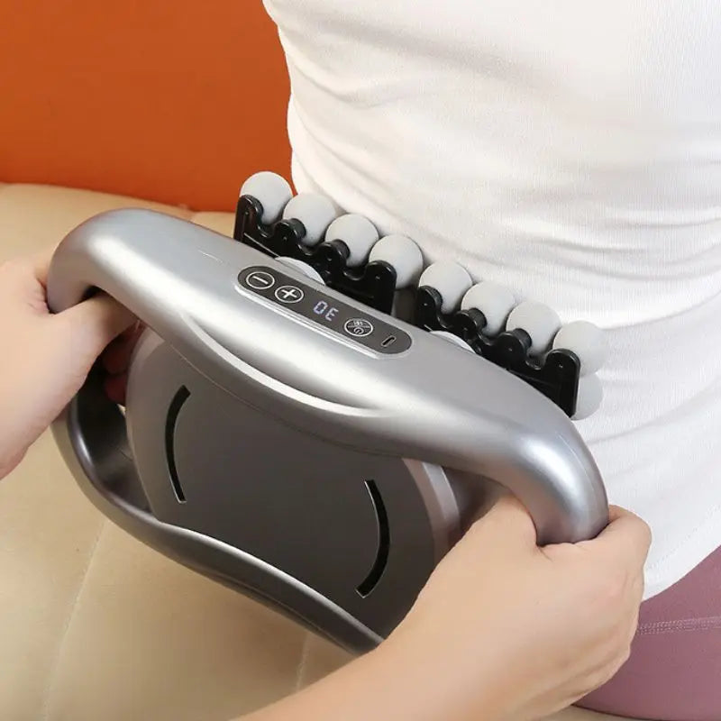42-Head Massage Gun With LED Display And 9 Speed Modes