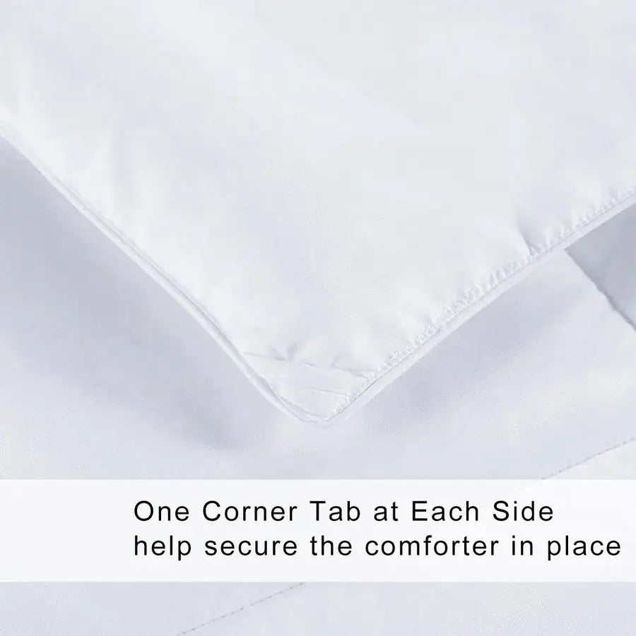 Queen Cooling Comforter AllSeason Quilted Down Alternative Duvet Insert Luxury Hotel Reversible Winter Warm Comforter with AntiC