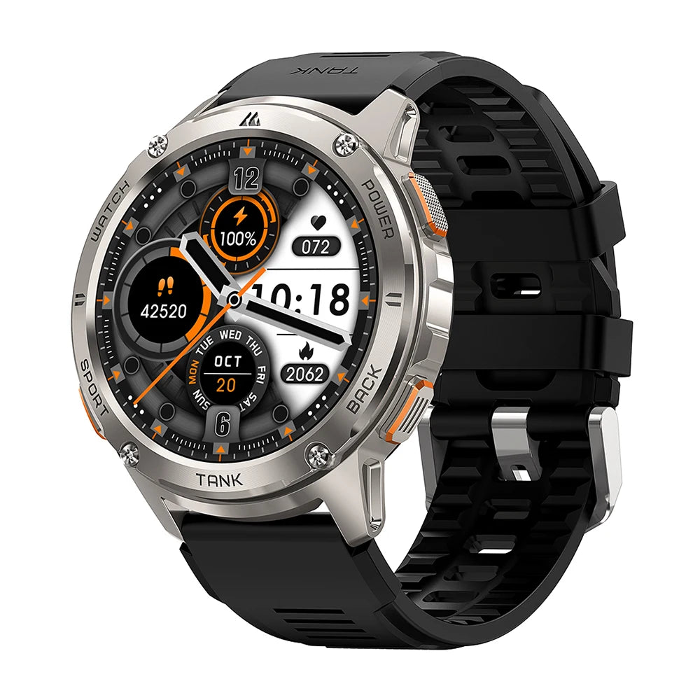 KOSPET Tank T3 Smartwatch Military Fitness AMOLED Bluetooth