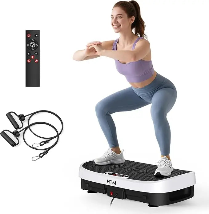 HTM Vibration Plate Fitness Multi Function Vibration Trainer