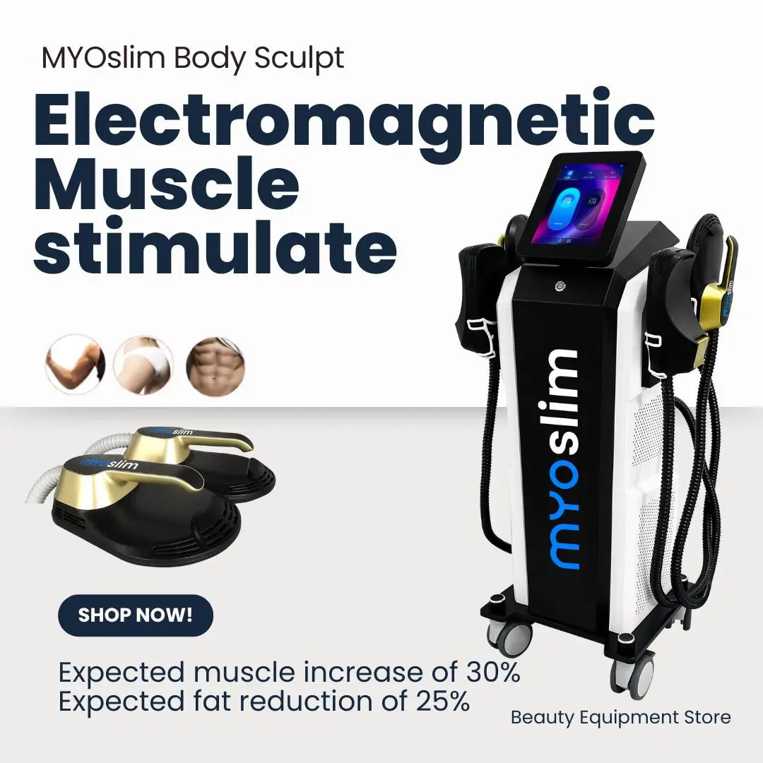 EMS Body Sculpt 6500w Body Slimming Fat Burning Muscle Sculpting Electromagnetic Muscle Stimulate Therapy Build Muscle Machine