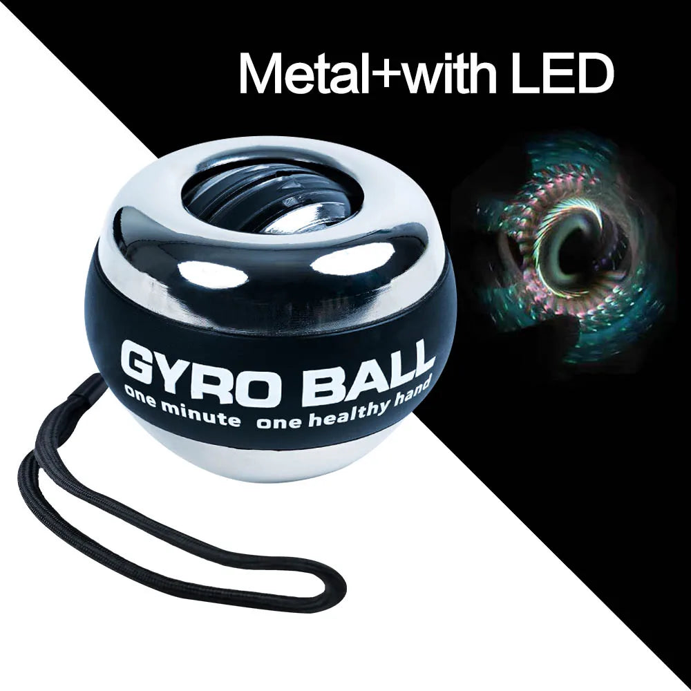 YangChen LED Gyroscopic Power Trainer Ball Wrist And Arm Fitness