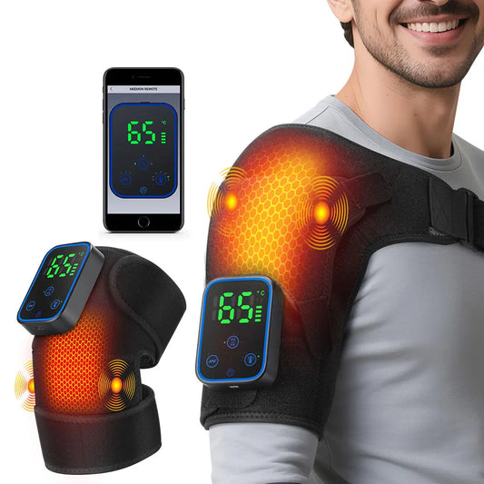 Hailicare Wireless Graphene Heating Shoulder Knee Arthritis Massager Wrap