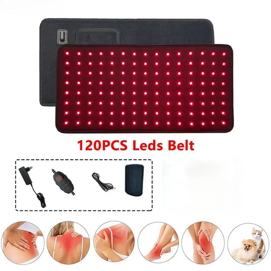 iHealred LED Red Light Belt 660nm 850nm Near Infrared Therapy