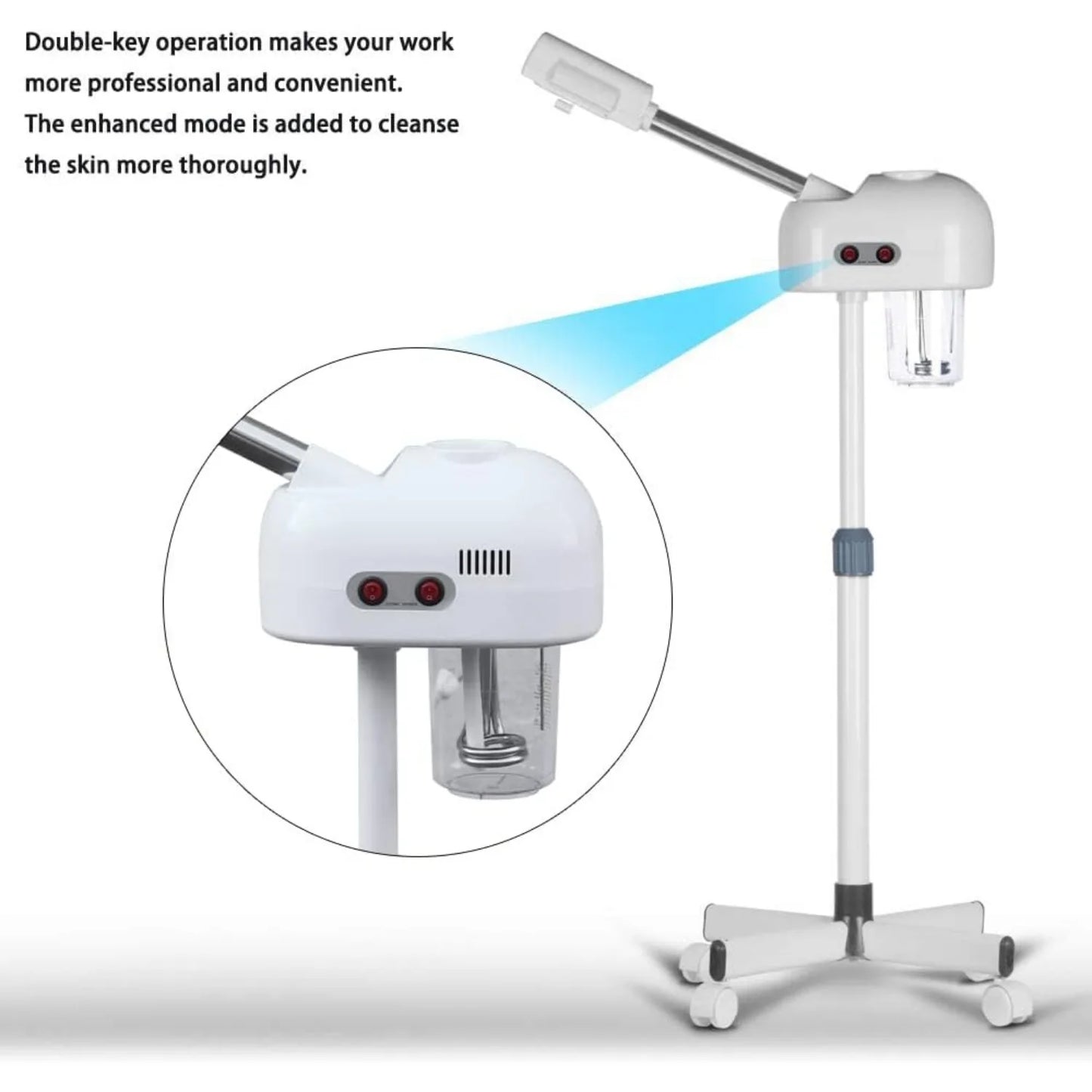 Bymaocar Facial Steamer Professional For Home Spa