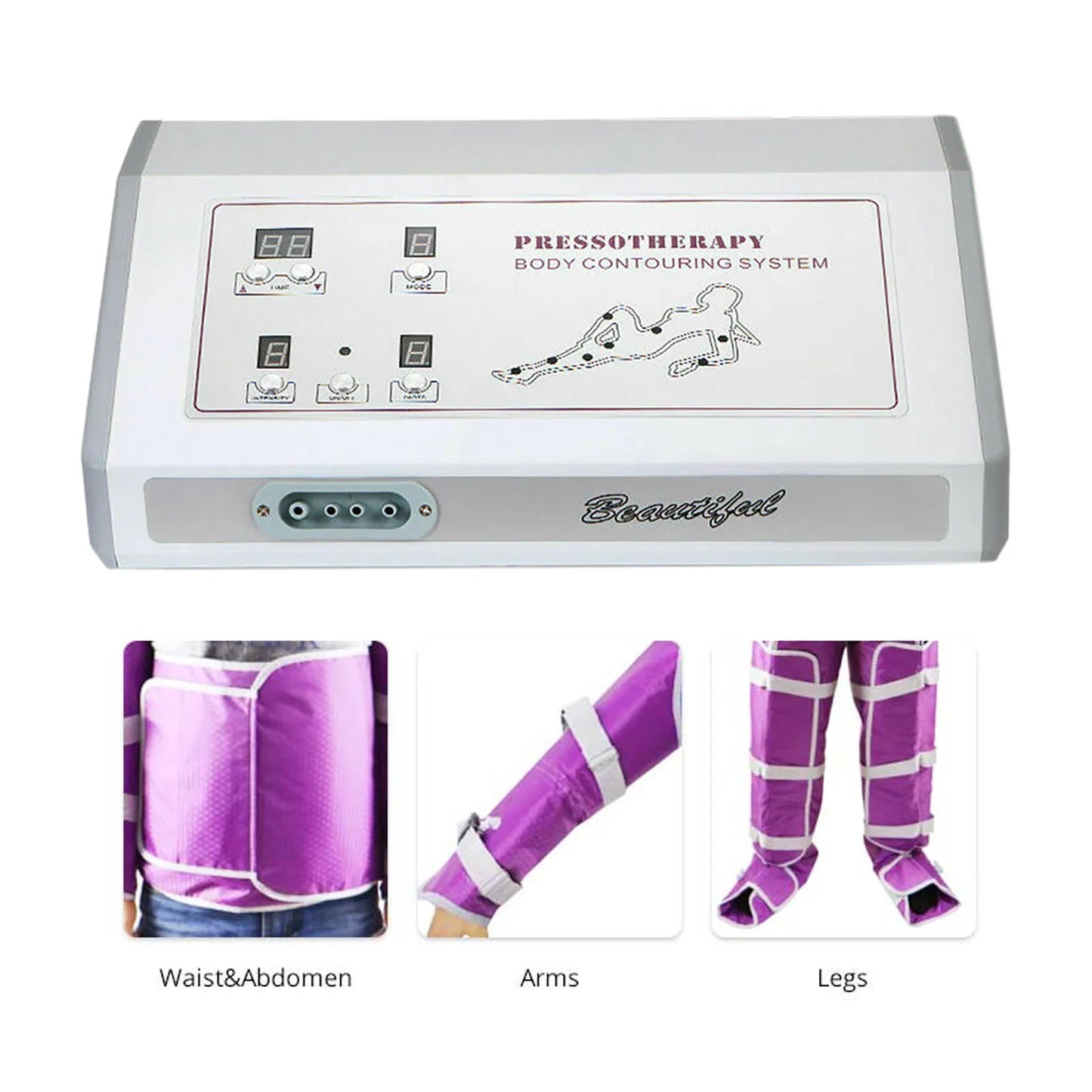 Bymaocar Pressotherapy Air Pressure Massage Suit For Full Body Detox