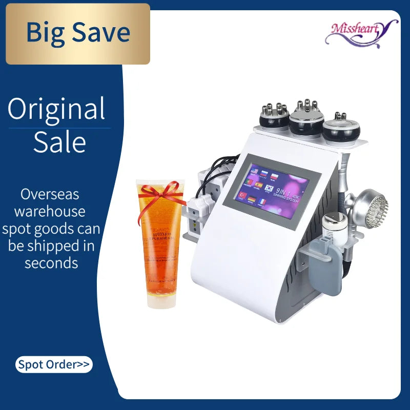 Missheart 9-in-1 Ultrasonic Cavitation Weight Loss Massage