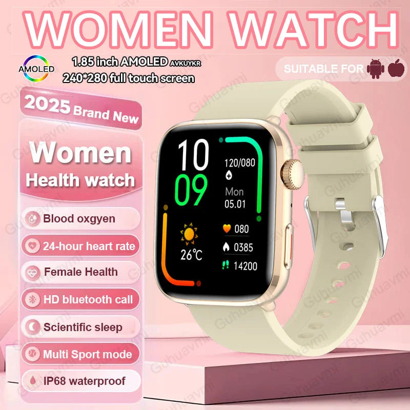 AI Smart Diagnosis Watch HRV PPG Heart Rate Monitor NFC