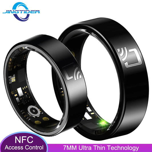 JingTider R20 Ceramic Smart Ring NFC Access Control Heart Rate