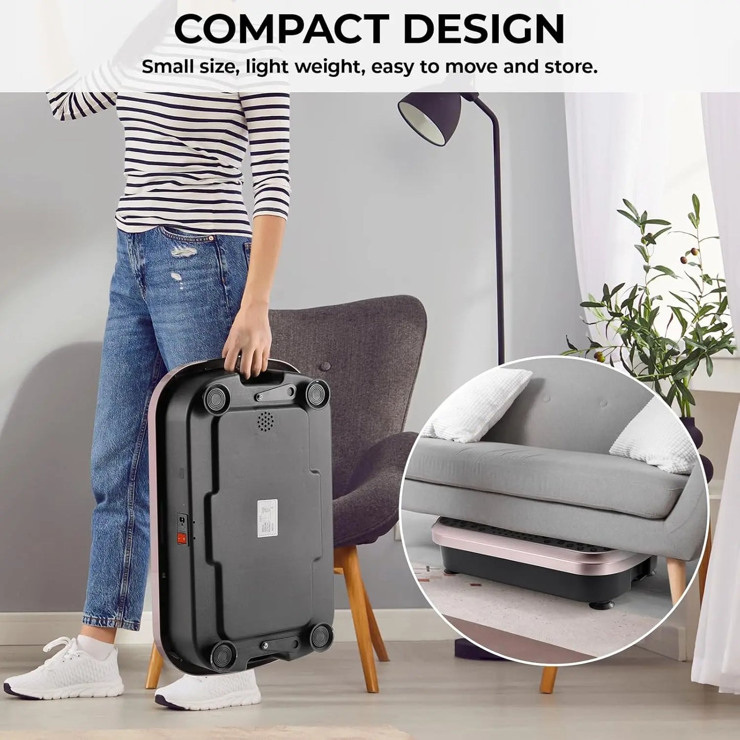 Vibration Plate Fitness Board For Home Full Body Exercise Machine