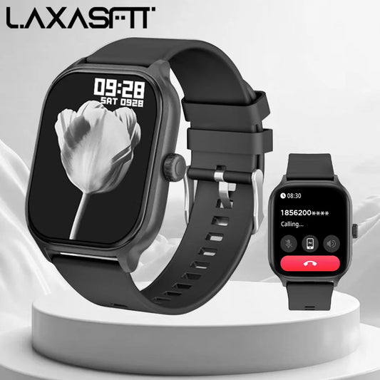 LAXASFIT IP68 Waterproof Smartwatch With Bluetooth Calling