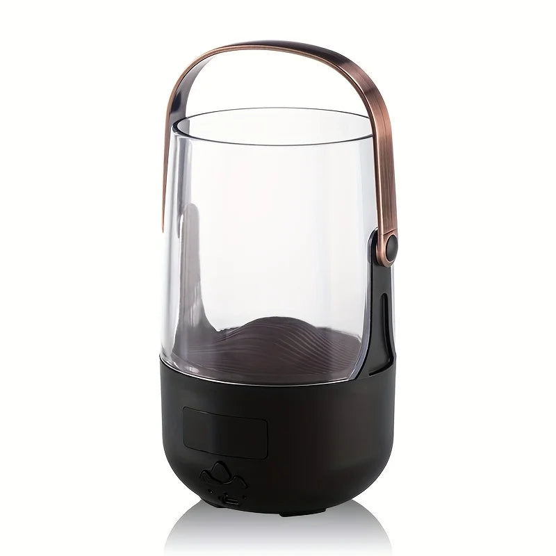 Essential Oil Diffuser With Flame Effect Humidifier And Oil Set