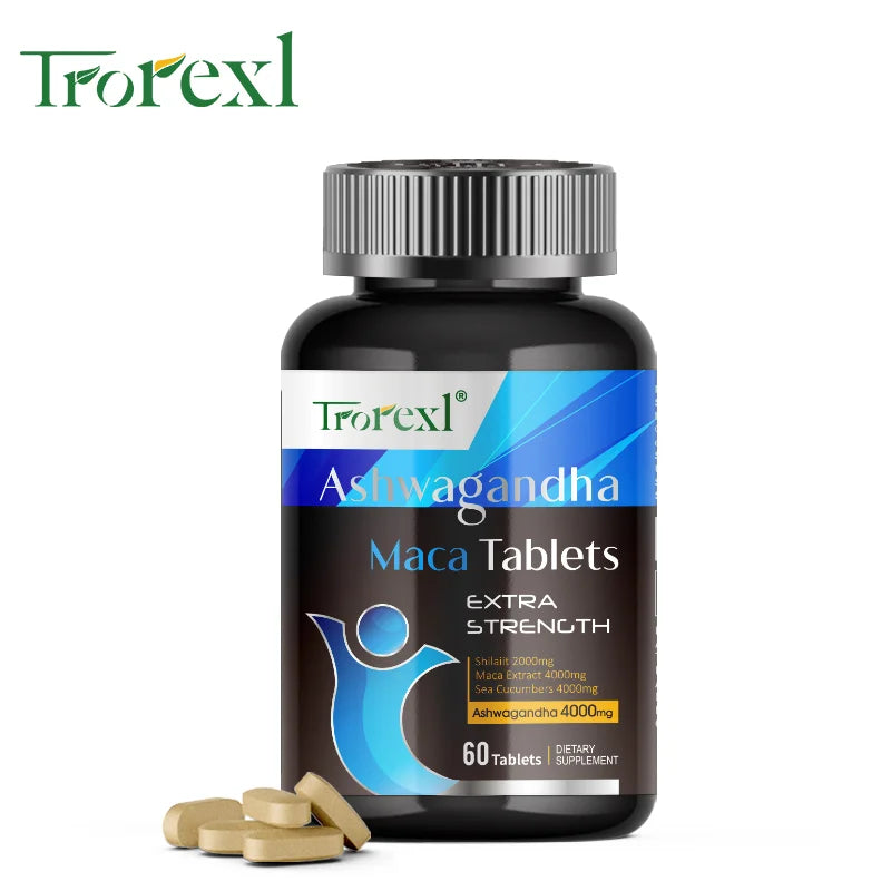 HABUMAM Organic Ashwagandha and Maca Pills for Health