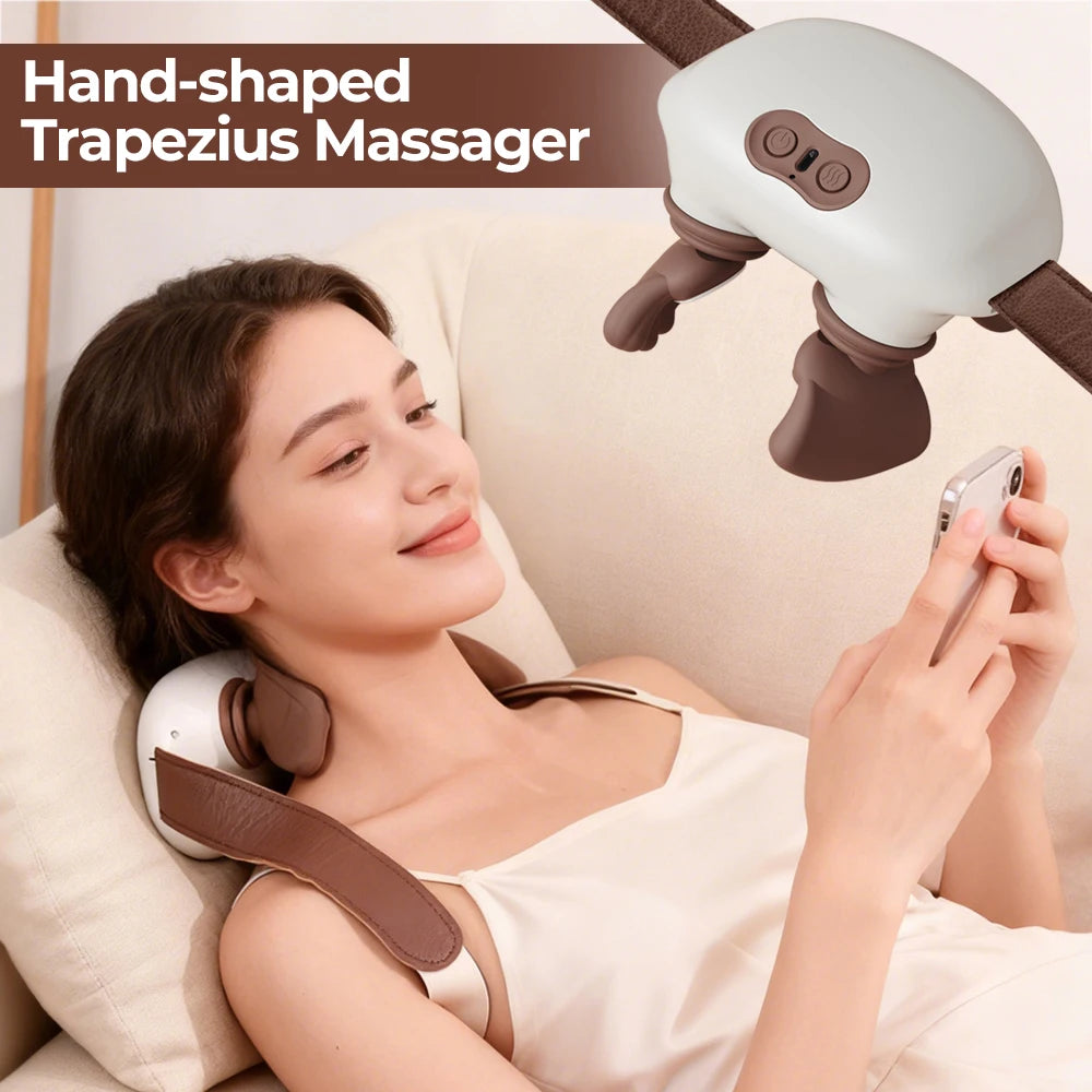 Foreverlily Bionic Neck Massager for Back and Shoulders