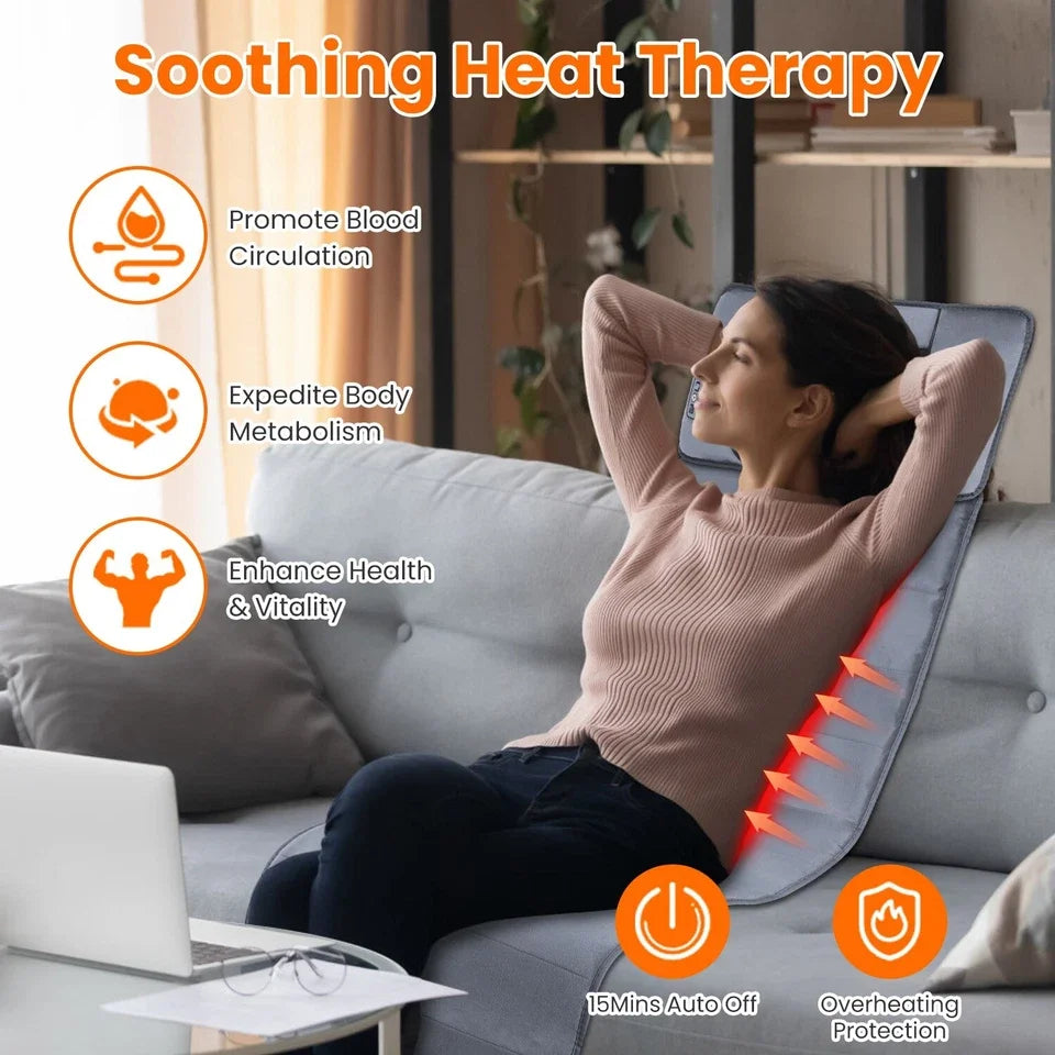 Electric Massage Mat Multifunctional Neck Back Massager With Heating