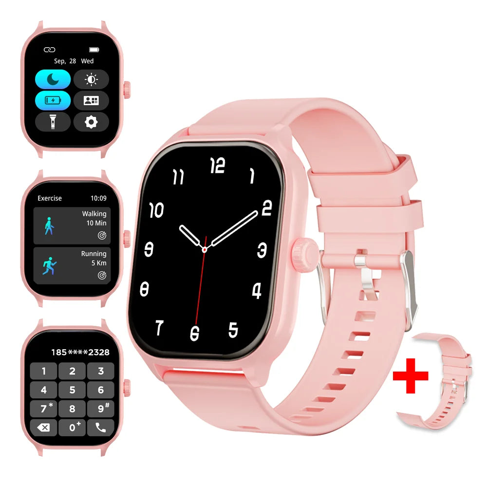 LAXASFIT IP68 Waterproof Smartwatch With Bluetooth Calling