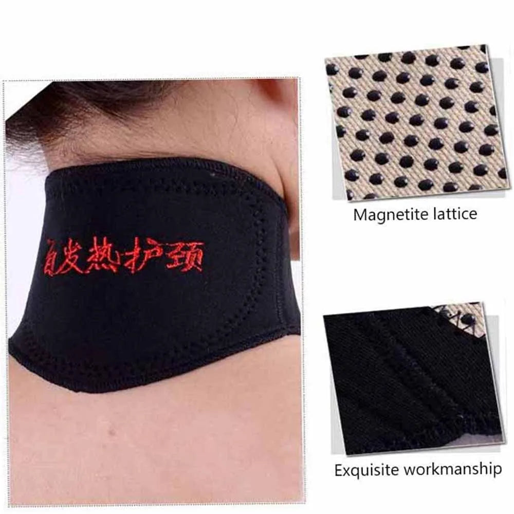 KWDEffect Tourmaline Neck Belt Self Heating Magnetic Therapy