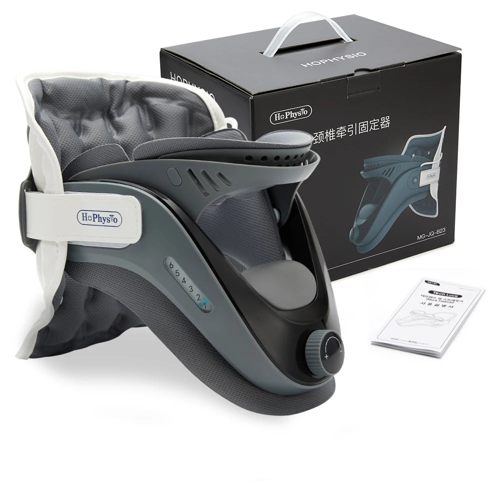 Cervical Neck Traction Device for Home Use and Support