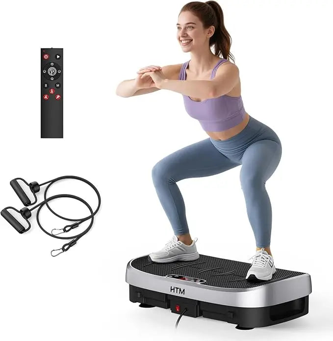 HTM Vibration Plate Fitness Multi Function Vibration Trainer