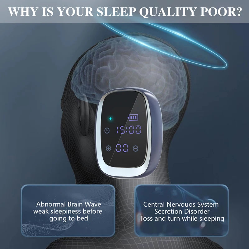 Sleep Aid Device CES Therapy 600mAh Handheld Anxiety Relief