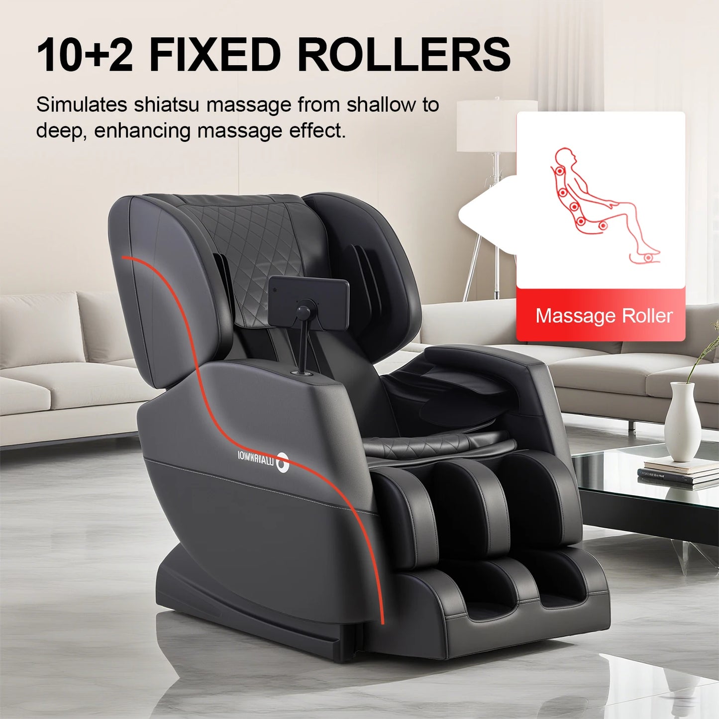 IOWNREALU MC50AWHALE Multi-Mode Massage Chair Zero Gravity